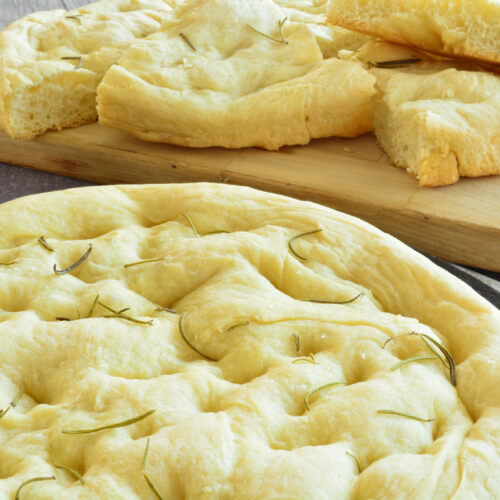 Focaccia con lievito madre Bimby