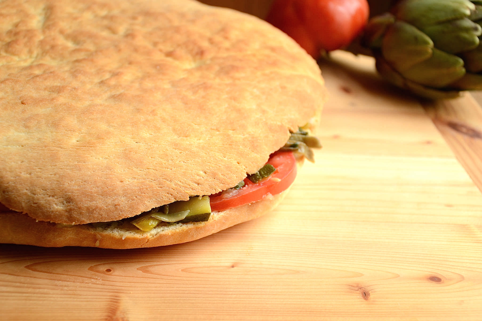 Focaccia ripiena di verdure Bimby