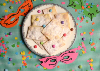 Chiacchiere al forno friabili col Bimby