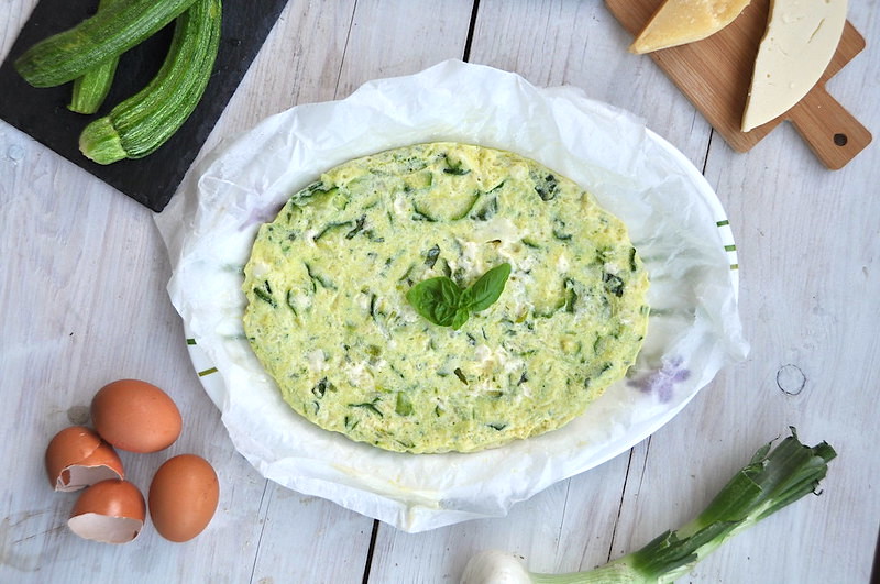 Frittata di zucchine Bimby al Varoma