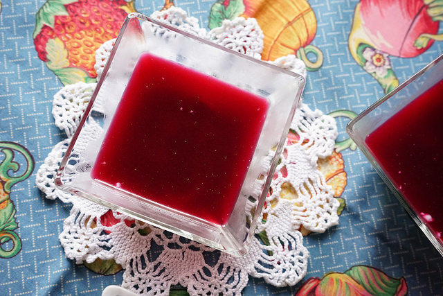 Gelatina di melograno Bimby