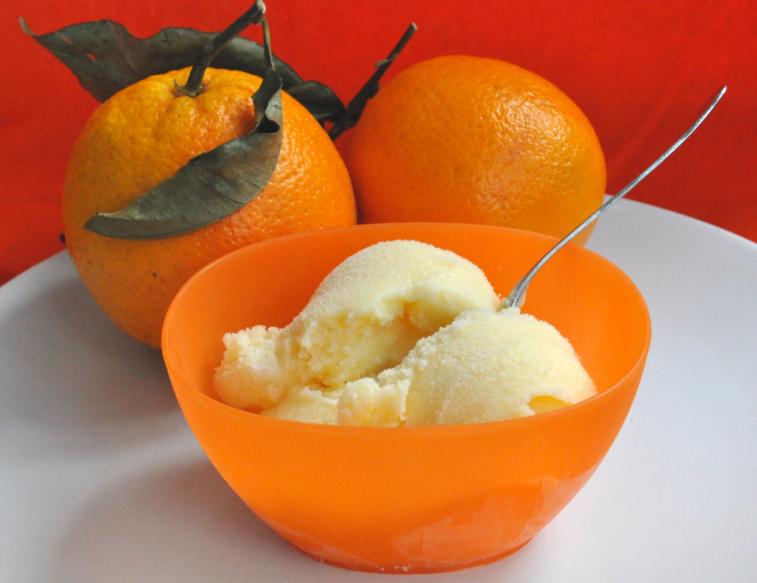 Gelato all'arancia Bimby