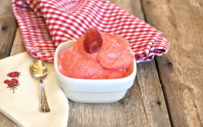 Gelato alle fragole Bimby
