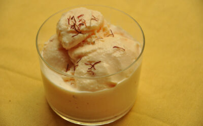 Gelato allo zafferano