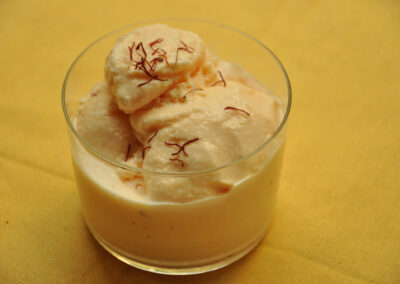 Gelato allo zafferano