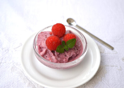 Gelato ai lamponi