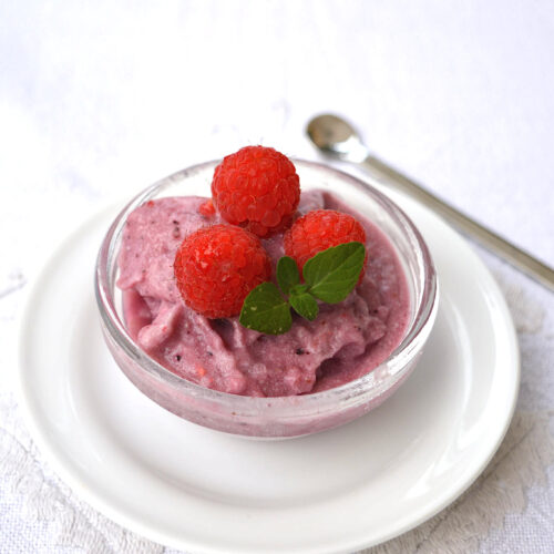 Gelato ai lamponi Bimby