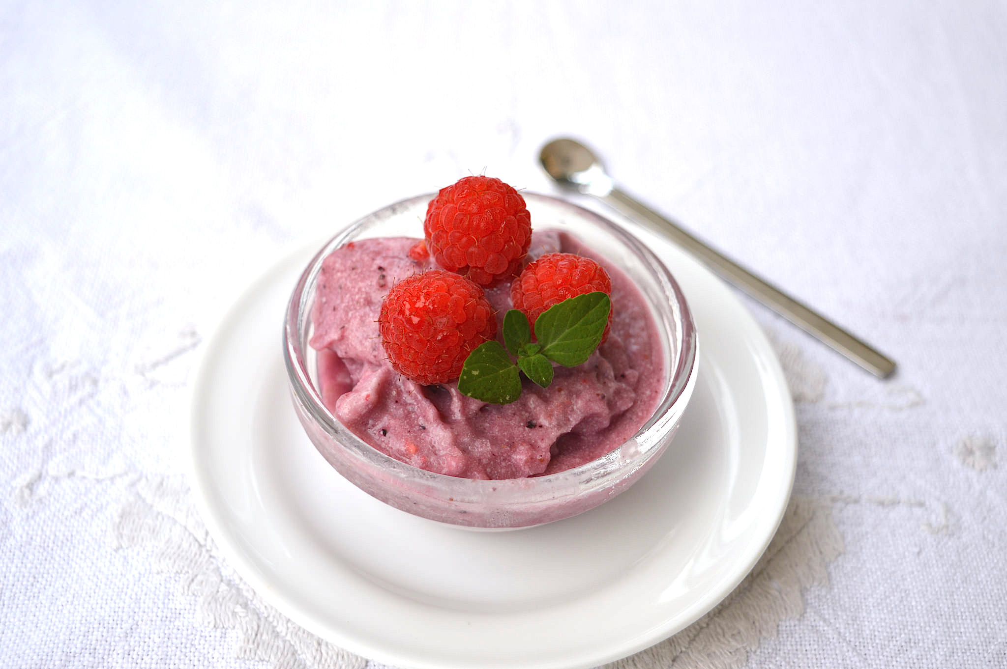 Gelato ai lamponi Bimby