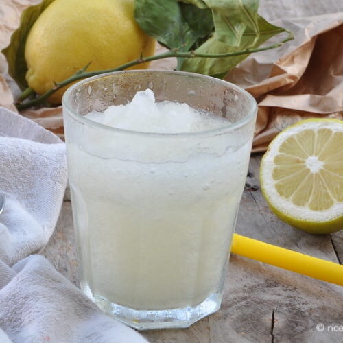 Granita al limone Bimby