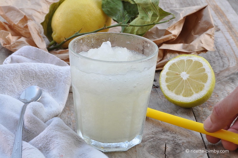 Granita al limone Bimby
