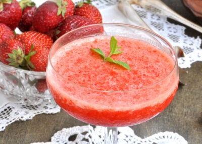 Granita alla fragola