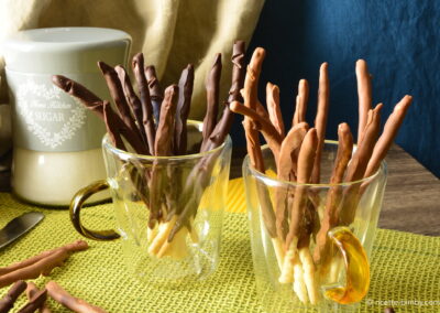 Grissini al cioccolato tipo Mikado
