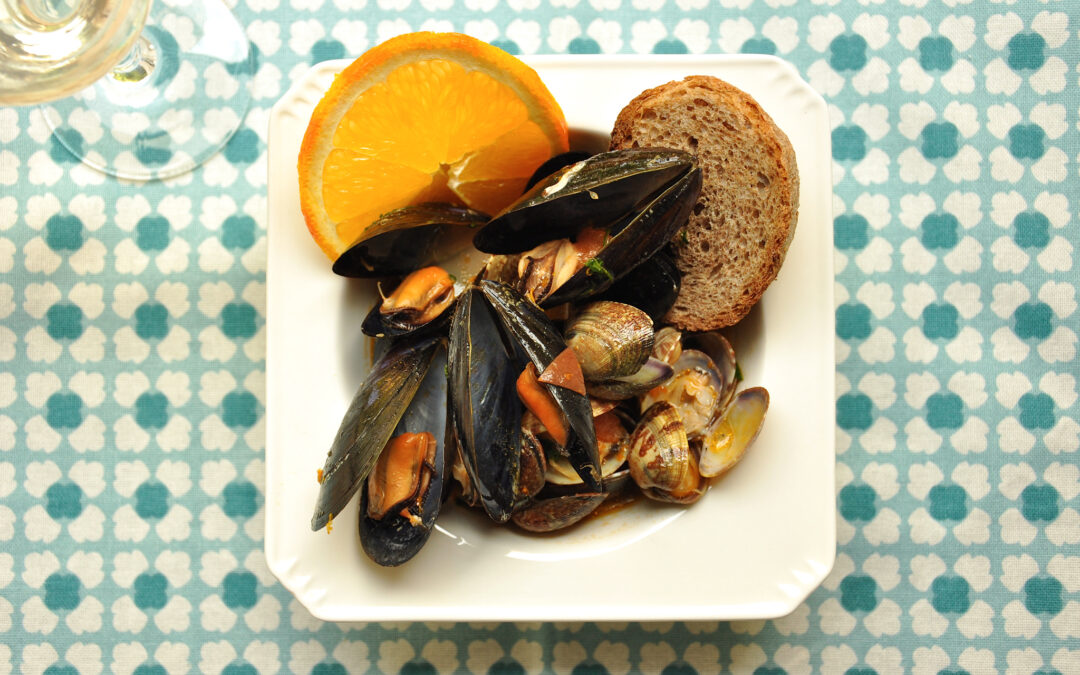 Impepata di cozze e vongole Bimby