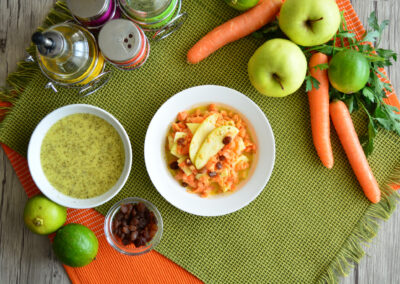 Insalata di carote e mele