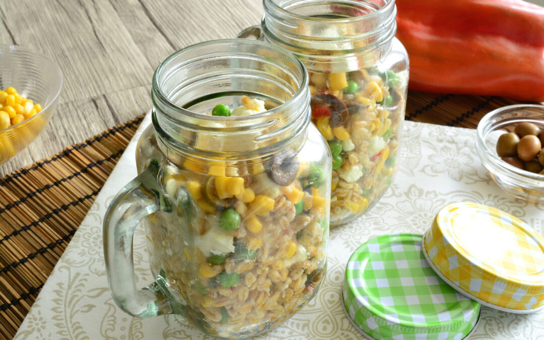 Insalata di farro vegetariana