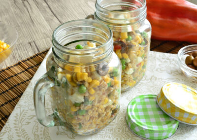 Insalata di farro vegetariana