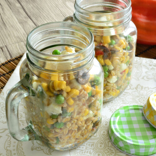 Insalata di farro vegetariana Bimby