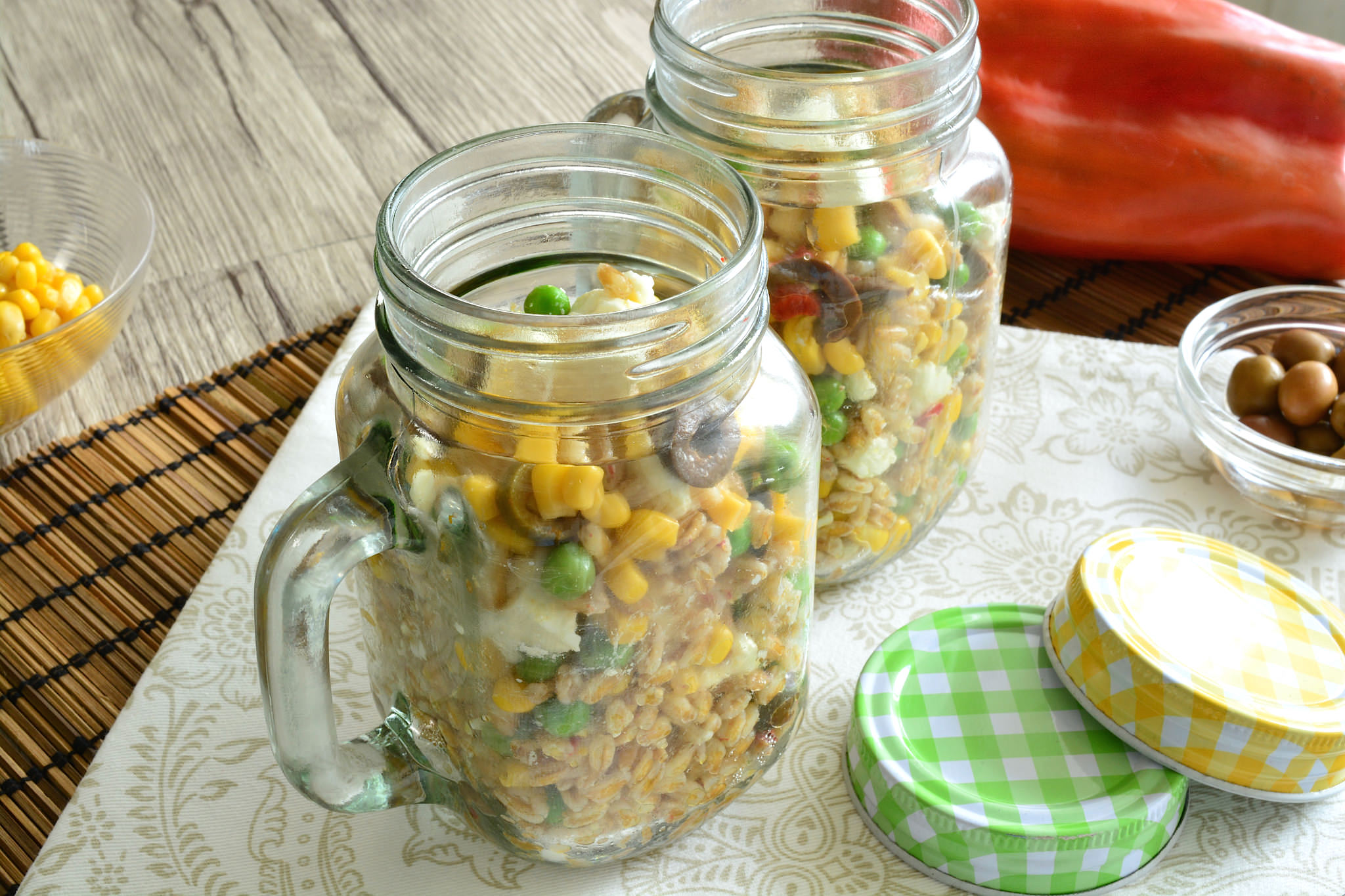 Insalata di farro vegetariana Bimby