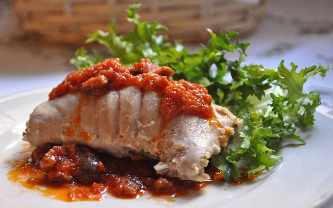 Involtini di tonno fresco