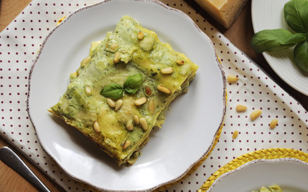 Lasagna pesto e ricotta