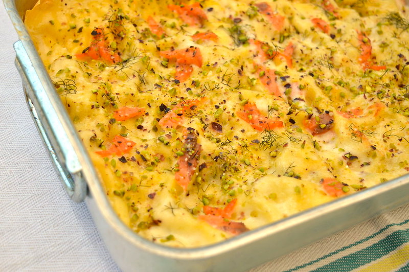 Lasagne al salmone con Bimby TM31 Tm5 TM6
