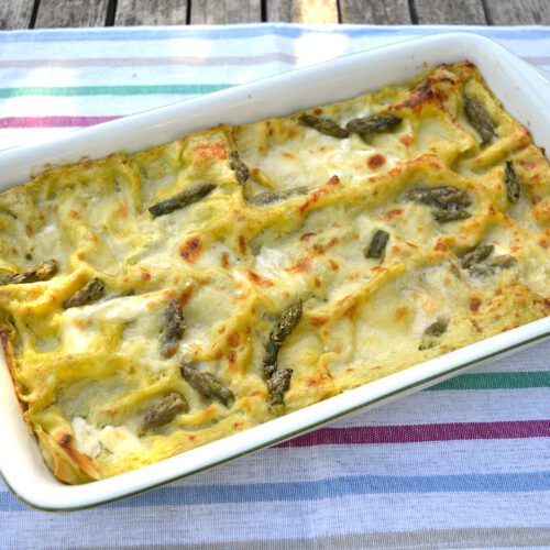 Lasagne asparagi e burrata Bimby