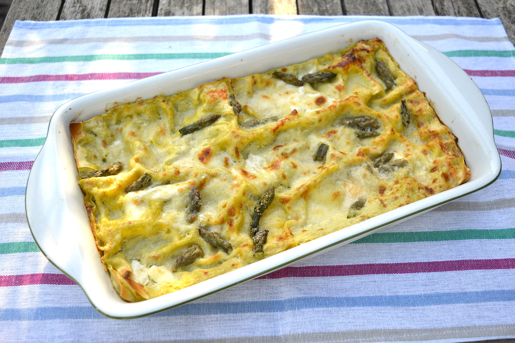 Lasagne asparagi e burrata Bimby