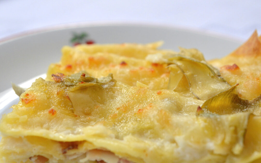 Lasagne con carciofi