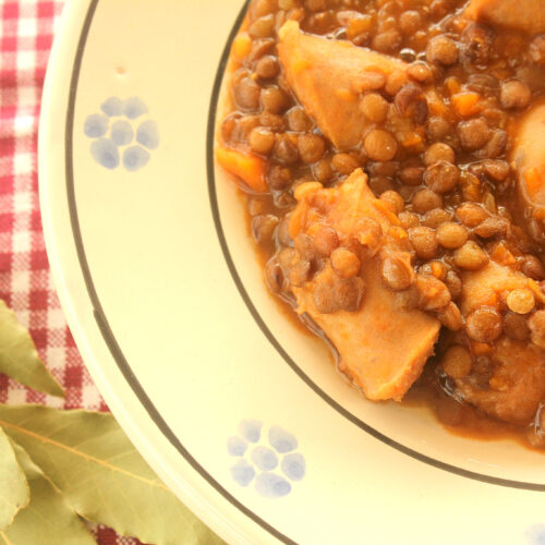 Lenticchie con salsiccia Bimby