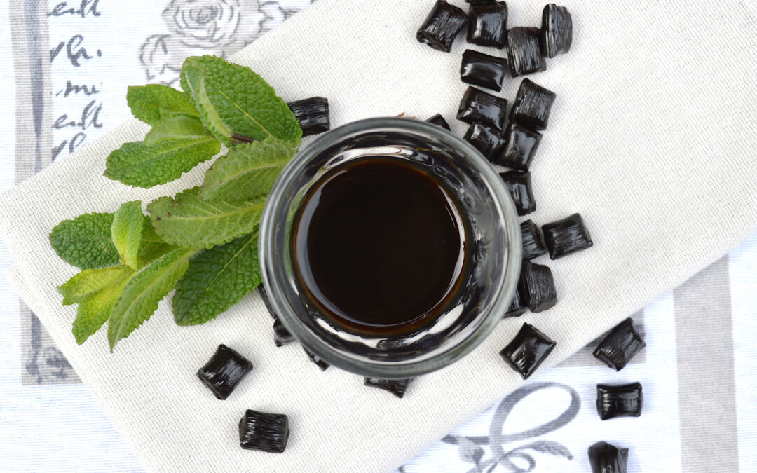 Liquore liquirizia e menta