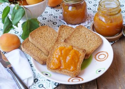 Marmellata di albicocche senza zucchero