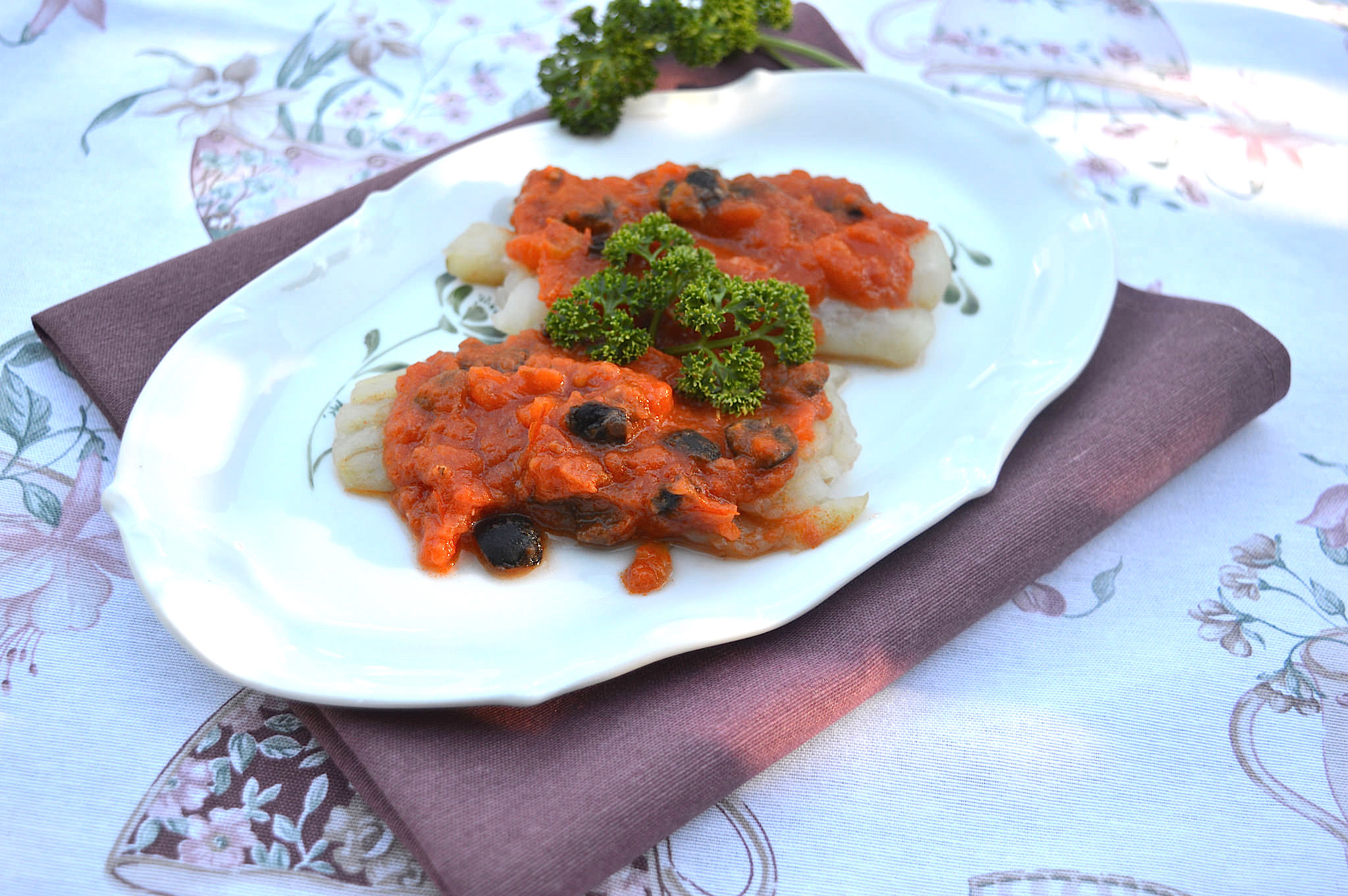 Merluzzo alla livornese Bimby