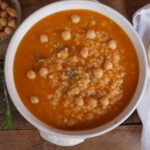 Minestra di riso e ceci Bimby