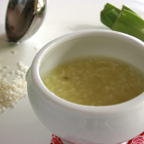 Minestra di riso porri e patate Bimby