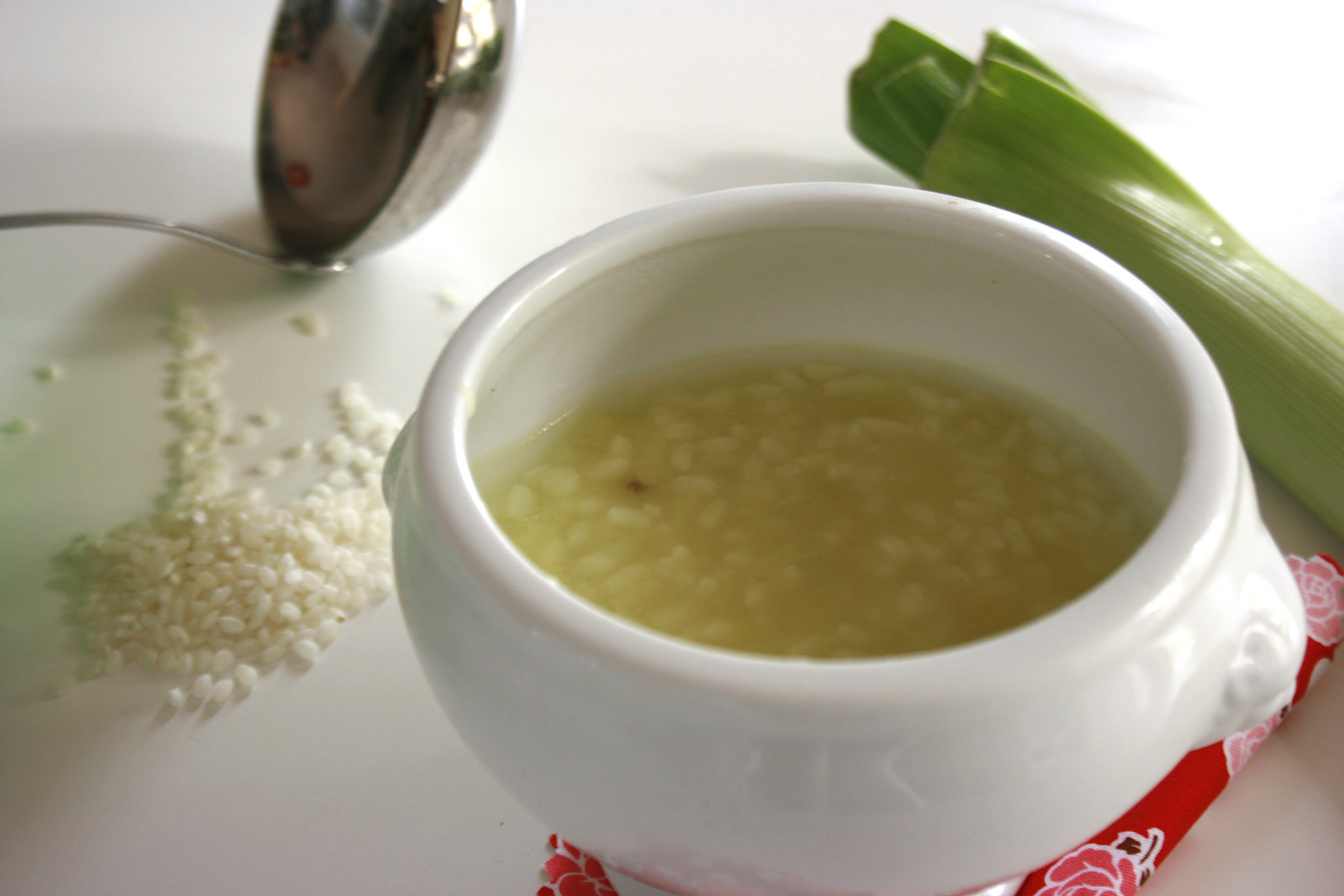 Minestra di riso porri e patate Bimby