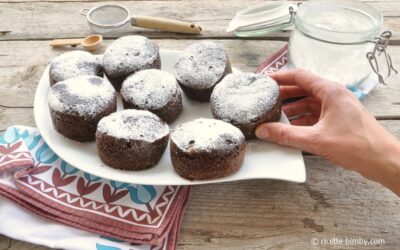 Muffin al vapore Bimby al cioccolato