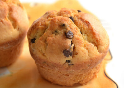 Muffin con gocce di cioccolato