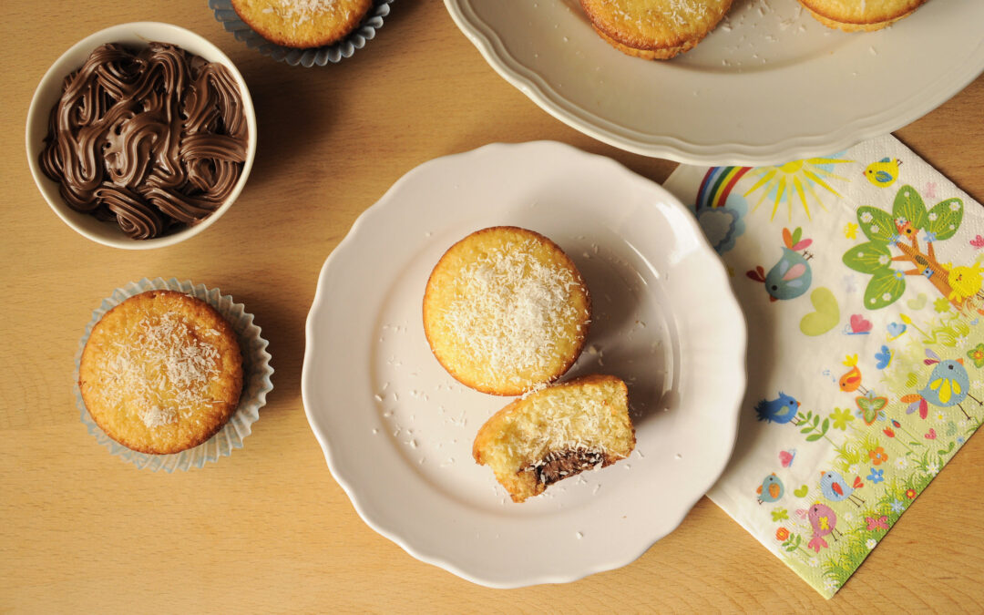 Muffin nutella e cocco