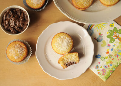 Muffin nutella e cocco