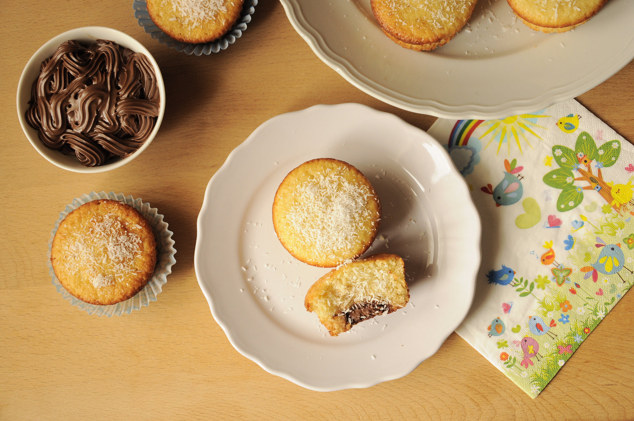 Muffin nutella e cocco Bimby