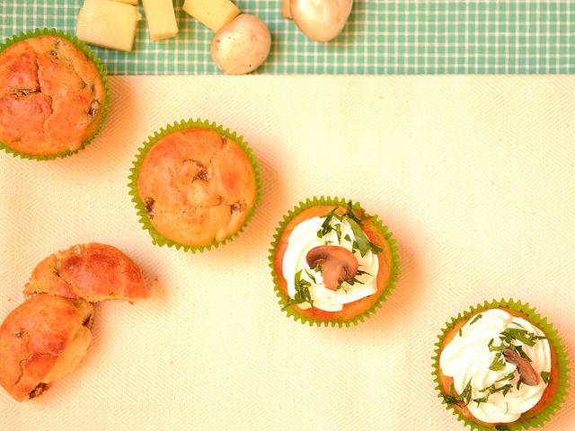 Muffin ai funghi Bimby