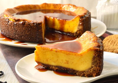 New York cheesecake al caramello