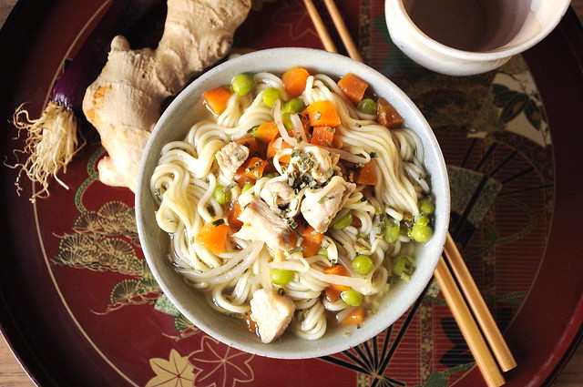 Noodles Bimby pollo e verdure