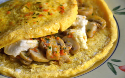 Omelette ai funghi