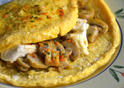 Omelette ai funghi