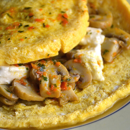 Omelette ai funghi Bimby