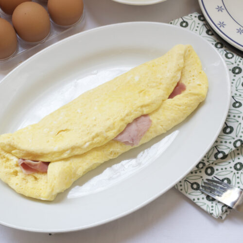 Omelette prosciutto e formaggio Bimby