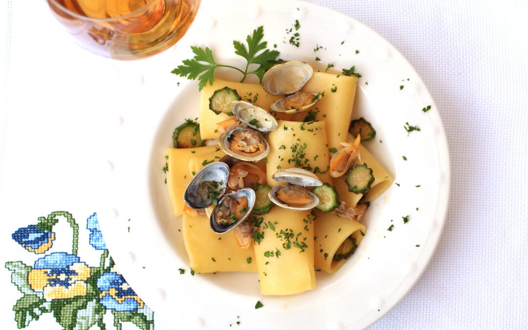 Paccheri vongole e zucchine