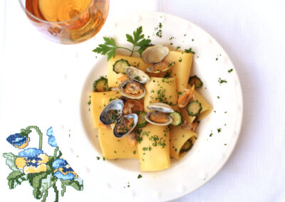 Paccheri vongole e zucchine