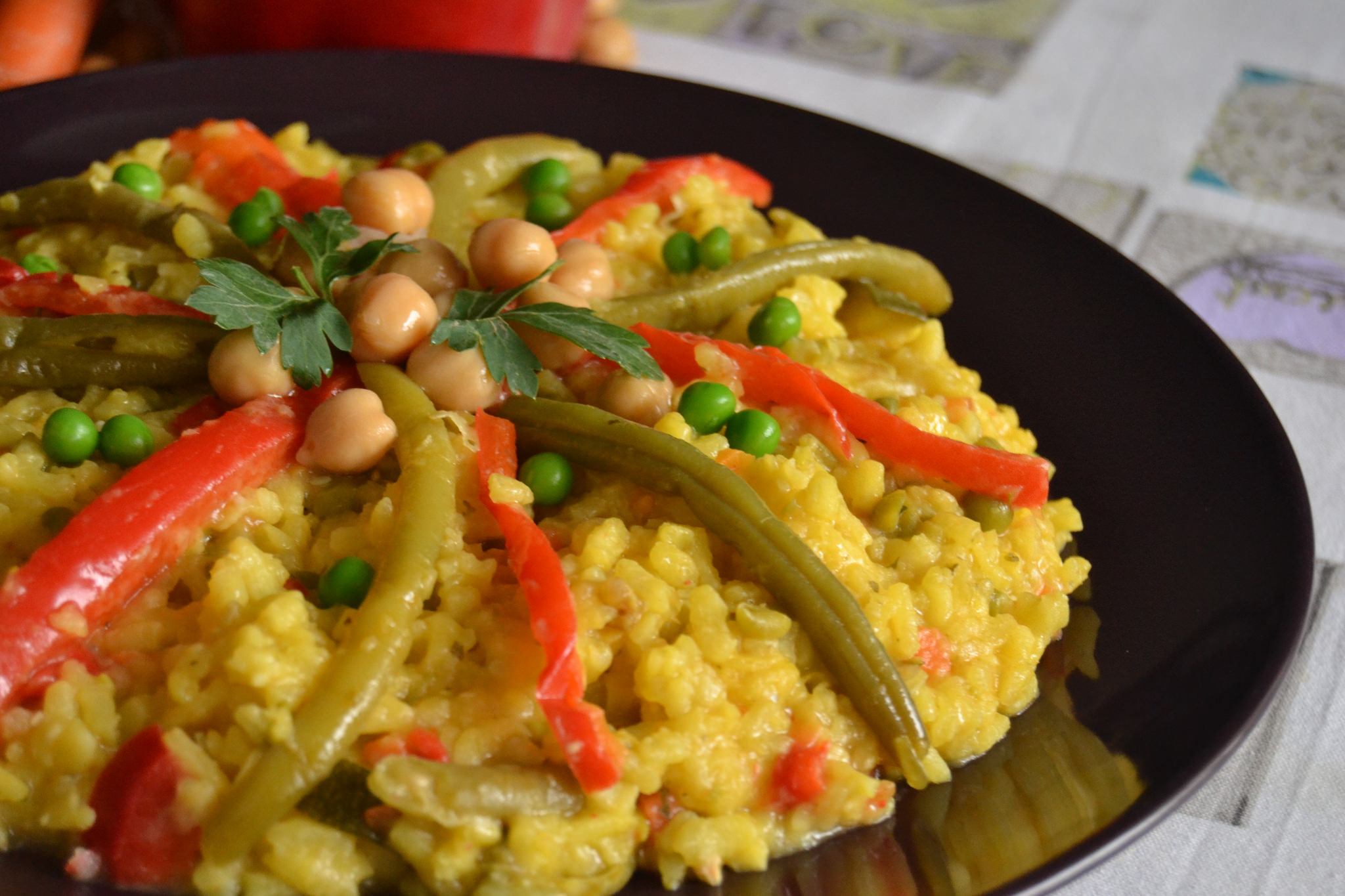 Paella vegetariana Bimby